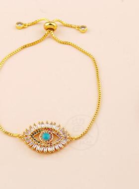 。Fashion exquisite micro set zircon pull Brlet womens colo