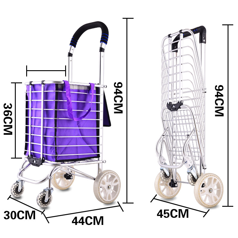 购物车买菜车小拉车拉杆车单轮手拉车便携可折叠家用拉货小推车,淘宝优惠券,粉丝福利购,淘宝优惠卷
