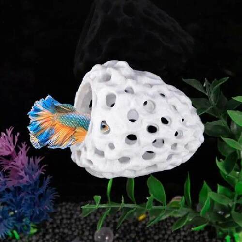 Irregular Aquarium Decoration Ornament Fish Shrimps Shelter - 图0
