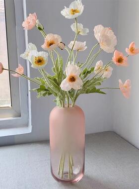 Artificial Flowers Fake Poppy Silk Flowers Long Stem Housewa