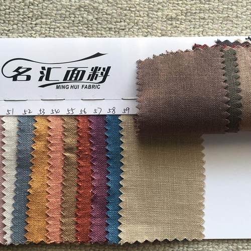 热卖现货2008纯亚麻砂洗春秋装连衣裙女装男装裤子时装外套装棉麻 - 图1