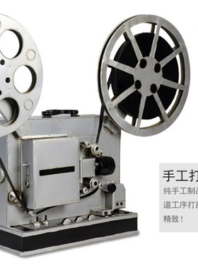 老式放映机摆件创意家装饰品酒柜摆饰咖啡馆复古摆设店铺橱窗道具