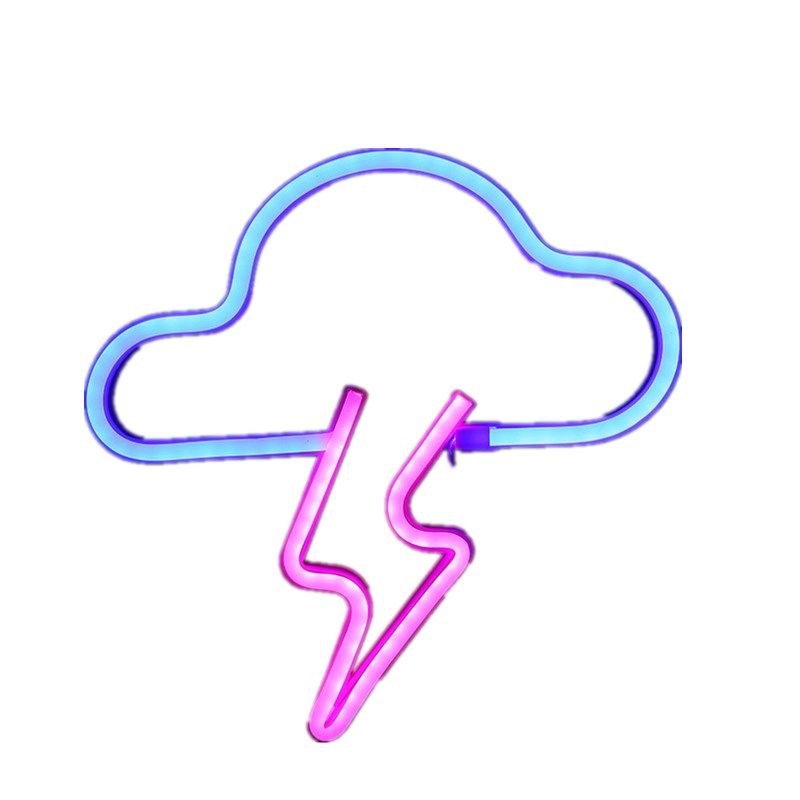 云朵霓虹灯USB电池用卧室内氛围灯酒吧挂饰字母灯造型灯装饰灯,淘宝优惠券,粉丝福利购,淘宝优惠卷