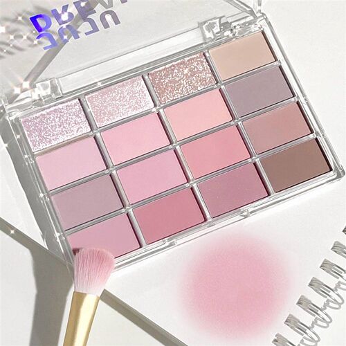 Love the 16-color eye shadow plate, pearlescent matte lying - 图0