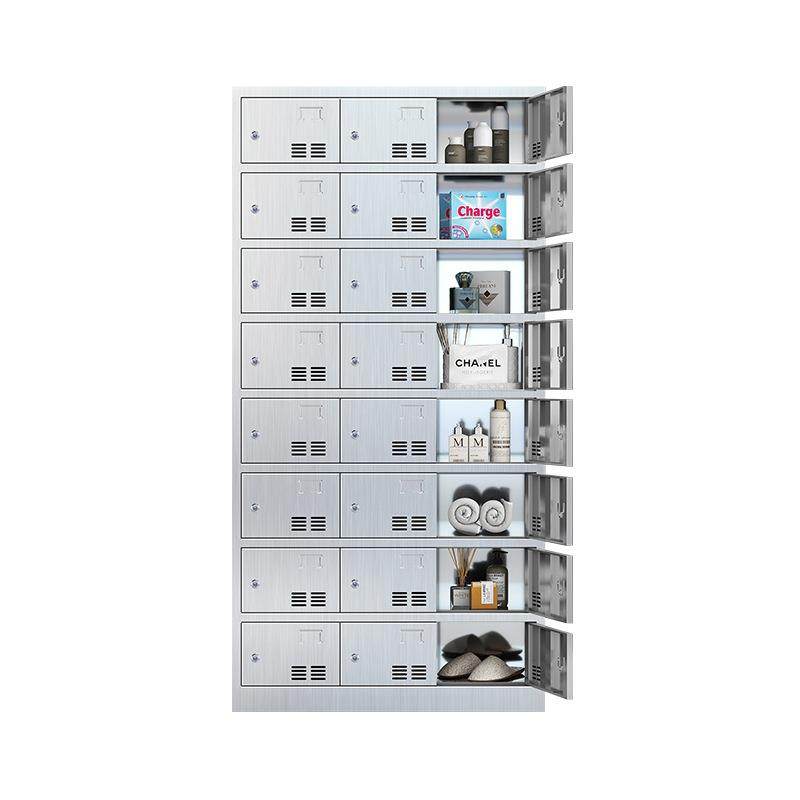 304不锈钢更衣柜员工学校宿舍文件柜子多格鞋柜浴室储物柜收纳,淘宝优惠券,粉丝福利购,淘宝优惠卷