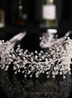 Wedding Full Crystal Headband Tiara Rhinestone Wedding Brida