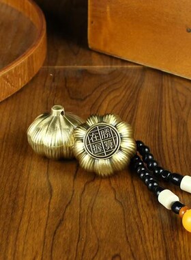 纯黄铜胜算在握转转手把件创意金属工艺品客厅桌面办公室摆件装饰