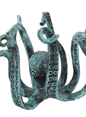 新品章鱼雕塑八爪鱼家居树脂摆件 客厅花园景观海洋美陈装饰摆件