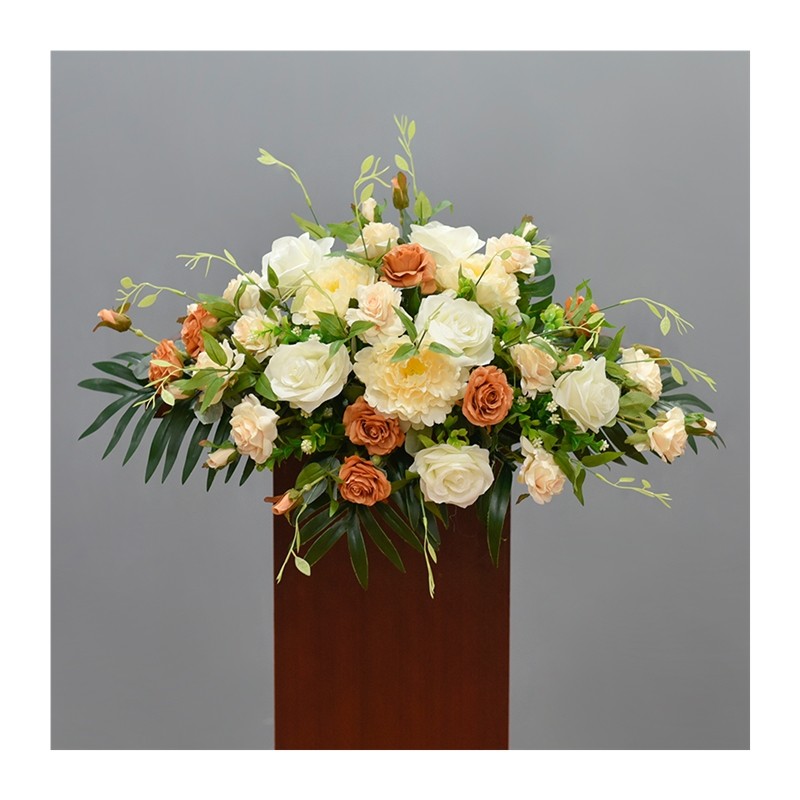 商务会议用花演讲讲台花花艺仿真花大会厅主席台摆花婚礼司仪台花,淘宝优惠券,粉丝福利购,淘宝优惠卷