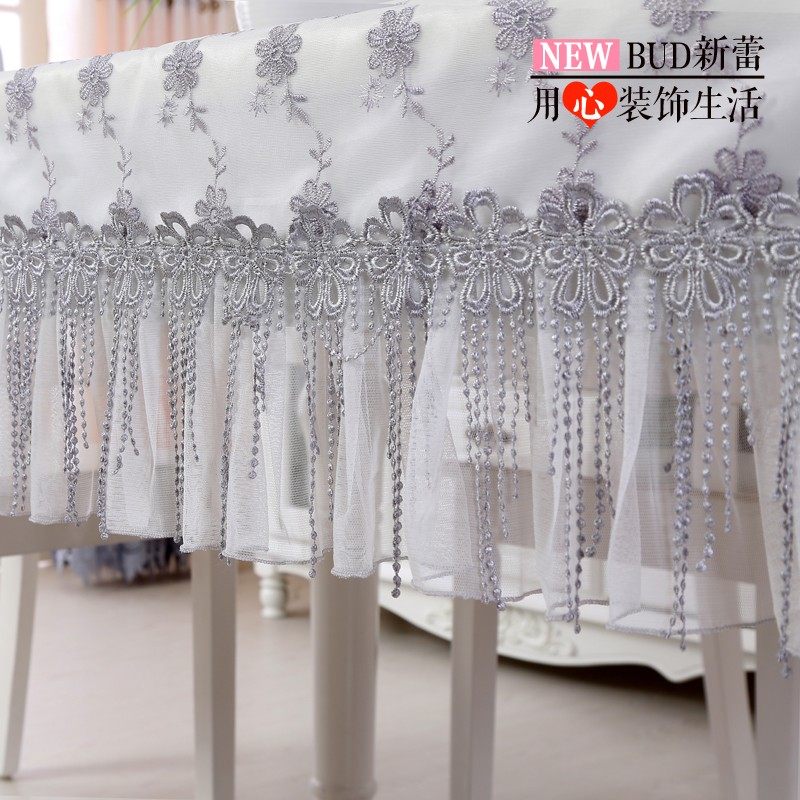 高档绣花蕾丝餐桌布中欧式刺绣茶几布方桌布防尘多用盖巾台布,淘宝优惠券,粉丝福利购,淘宝优惠卷