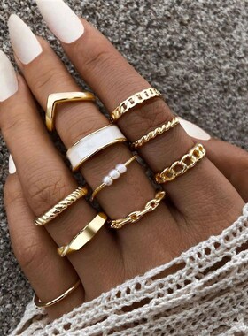 AliExpress New Simple Fashion Elegant Womens Ring Resin Rin