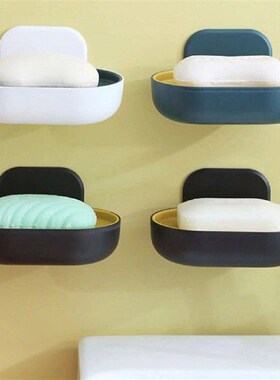 Wall Hanging Shower Soap Cases Durable No Punching Holder