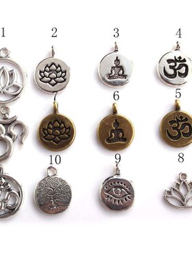 -Fashion New Tianhe Stone Brlet 108 Beads Yoga Lotus Eye Pen