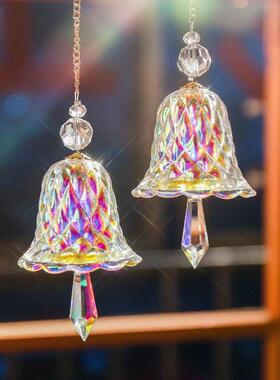 Rainbow Crystal Wind Chime Window Hanging Bell Glass Pendant