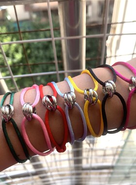 Luxury Unisex Bracelet 3 Metal Buckle Hand Chain Adjustable