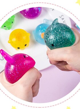 Big Spongy Squishy Mochi Fidget Toys Dolphin Whale Crab