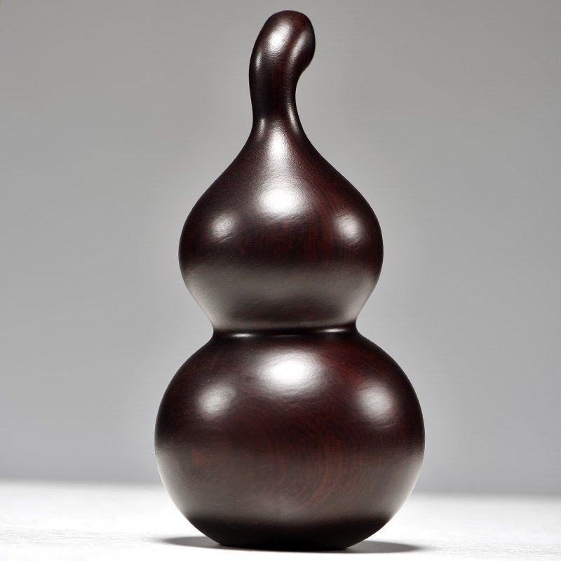 黑檀木雕葫芦实木质葫芦摆件客厅家居装饰玄关桌面摆设开业送礼品,淘宝优惠券,粉丝福利购,淘宝优惠卷