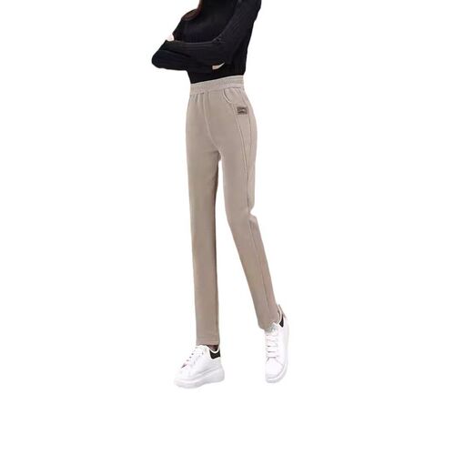 Harlan Pants Plus Velvet Casual Pants 2025 Slim High Waist S - 图3