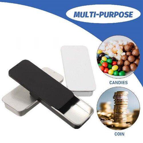 12 Pcs Mini Iron Box Storage Tins Small ganizer Craft - 图1