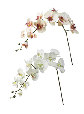 110CM 11 Heads Silk Orchid Phalaenopsis Flowers DIY Wedding
