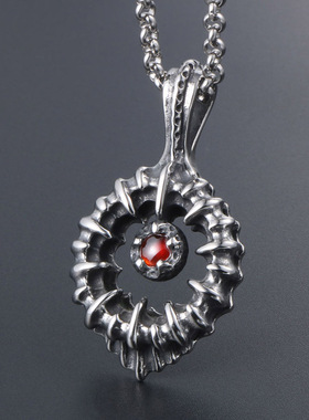 Pendant Fashion Pendant elegant pomegranate red gem tide men