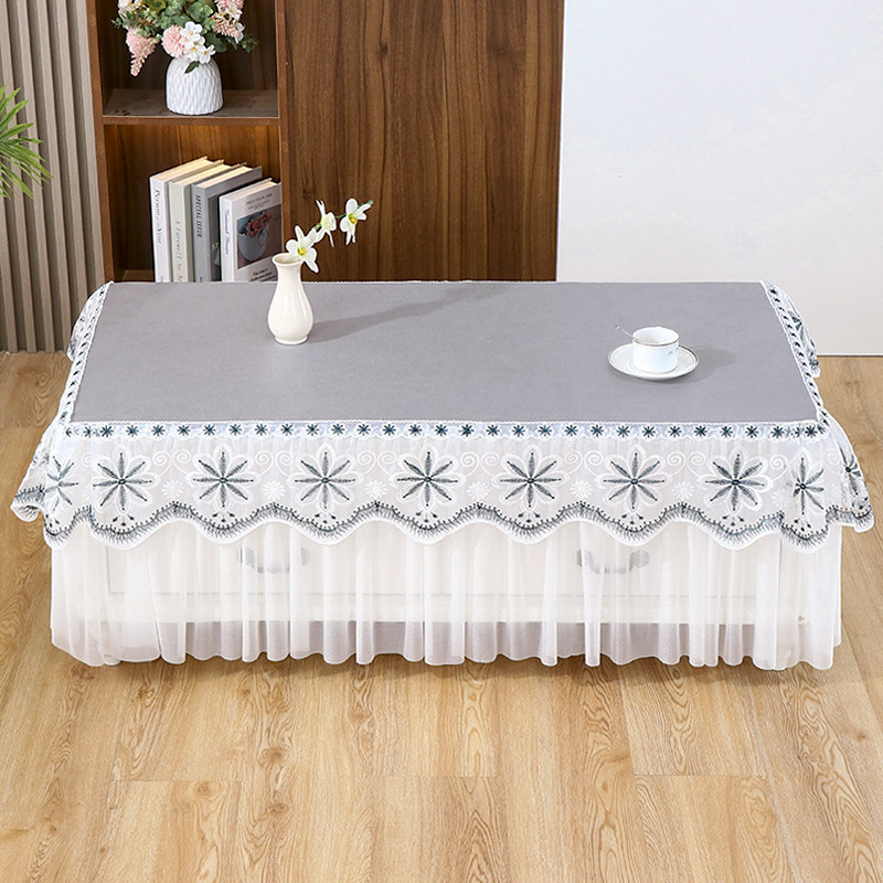 茶几桌布2023新款防水防油茶几免洗可擦餐桌布防烫罩蕾丝盖巾,淘宝优惠券,粉丝福利购,淘宝优惠卷