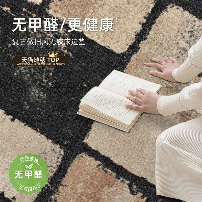 地毯卧室客厅20新款床边毯高级感免洗可擦毛毯地垫房间茶几加厚,淘宝优惠券,粉丝福利购,淘宝优惠卷