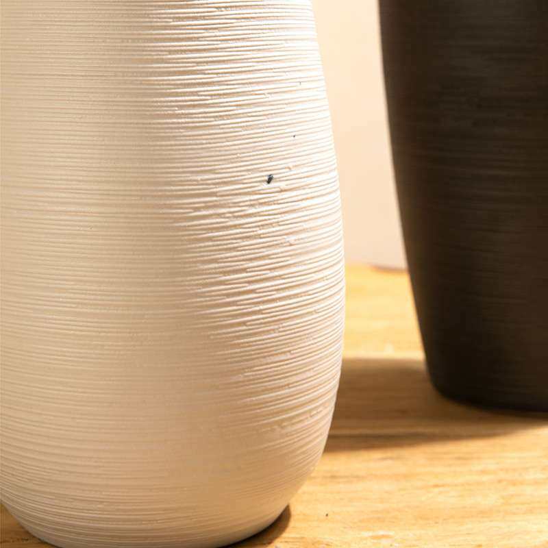 粗陶复古拉丝陶罐陶瓷花瓶摆件客厅插干花家居民宿样板间装饰摆件,淘宝优惠券,粉丝福利购,淘宝优惠卷