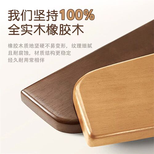 实木圆餐桌小户型吃饭桌子家用一桌四椅出租房用圆桌咖啡桌洽谈桌 - 图1