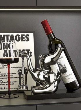 大象红酒架摆件家居饰品创意酒柜餐桌酒托架高档大气装饰