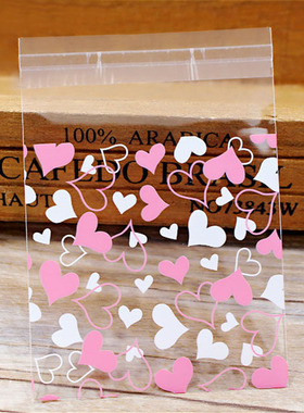 100pcs/lot 7cm Clear Candy Bag Transparent Plastic Bag Cooki