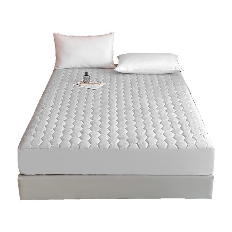 纯色抗菌全棉防水床笠绗缝定位1米5可水洗床垫保护加厚褥子1米8,淘宝优惠券,粉丝福利购,淘宝优惠卷