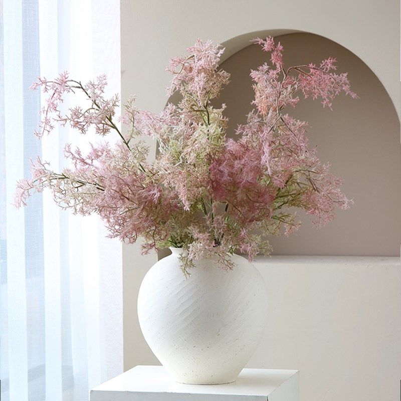 迷雾黄栌仿真花粉紫色烟花状软装场景布置商场橱窗氛围感装饰假花,淘宝优惠券,粉丝福利购,淘宝优惠卷