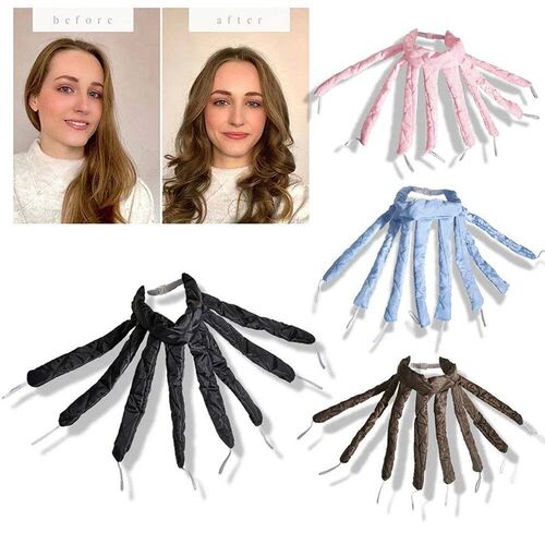 Lazy Hair Curler Hair Rollers Heatless Curling Rod Headband - 图2