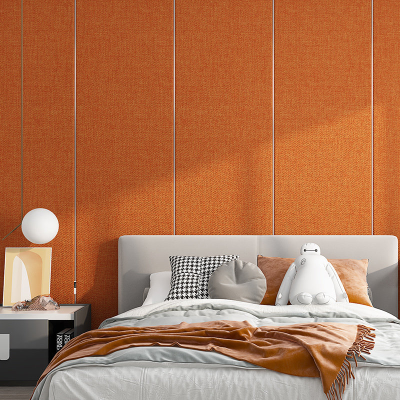 墙纸自粘壁纸3d立体墙贴电视背景墙装饰卧室床头软包防撞亚麻墙布,淘宝优惠券,粉丝福利购,淘宝优惠卷