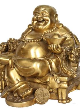 杨铜记厂家铜器铜工艺品摆件铜龙椅佛