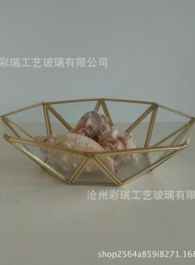 厂家玻璃花房容器玻璃首饰收纳盒玻璃工艺摆件客厅装饰品