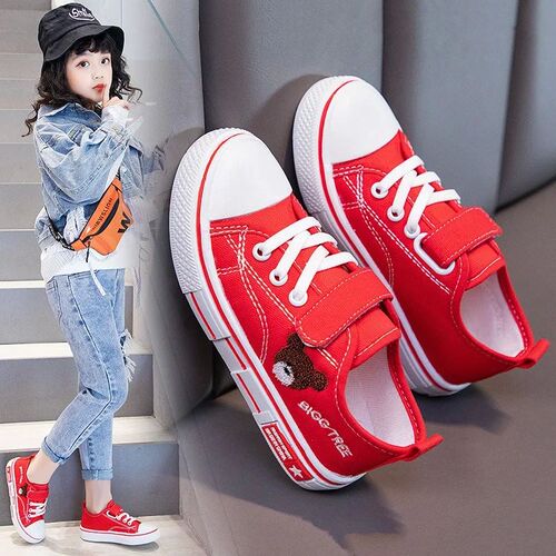 White Kids Shoes Classic Casual  Shoes Breathable Boys Sneak - 图3