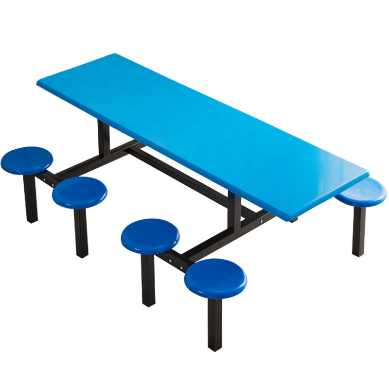 学校学生食堂餐桌椅人人8人员工地不锈钢连身餐桌快餐桌椅,淘宝优惠券,粉丝福利购,淘宝优惠卷