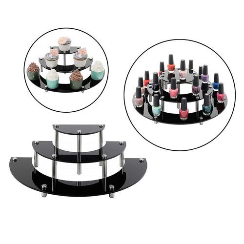 Acrylic Riser Display Shelf for Figures, Cupcakes Stand She - 图3