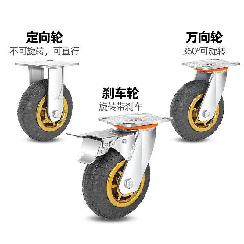 手推车不锈钢平板车折叠方管搬运车拉货静音四轮重型大号拖车,淘宝优惠券,粉丝福利购,淘宝优惠卷