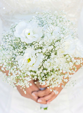 20cm White Gypsophila Artificial Flowers Wedding DIY Bouquet
