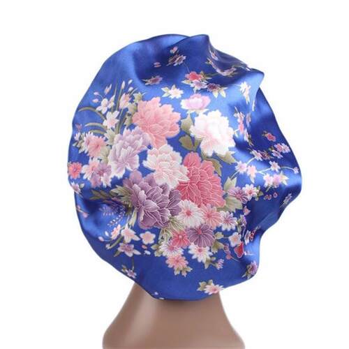 Soft Satin Hair Bonnet for Women Girls Silk Sleeping - 图1