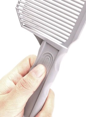 Men Barber Flat Top Fading Comb White Professional Hair Styl