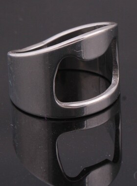 Bottle Opener Ring Creativity Corkscrew Stainless Steel Fing