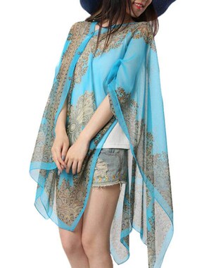 New Chiffon Shirt Sun Protection Clothing Shawl Women Long T