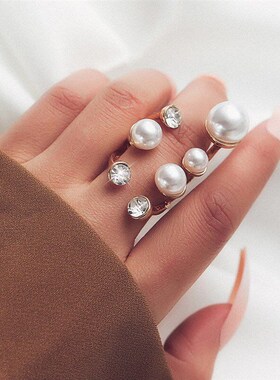 Diamond Geometric RingChic StyleDiamond Geometric Ring with