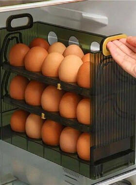 Egg Storage Box Refrigerator Organizer Food Containers Egg