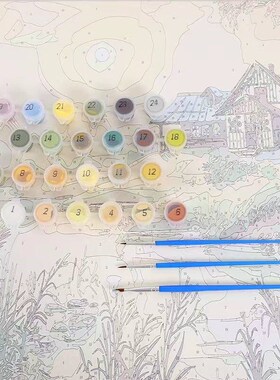 DIY Digital Oil Painting Hand-painted Filling Oil Painting S