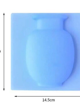 Sucker Silicone Vase Office Home Decorations Accessories y M